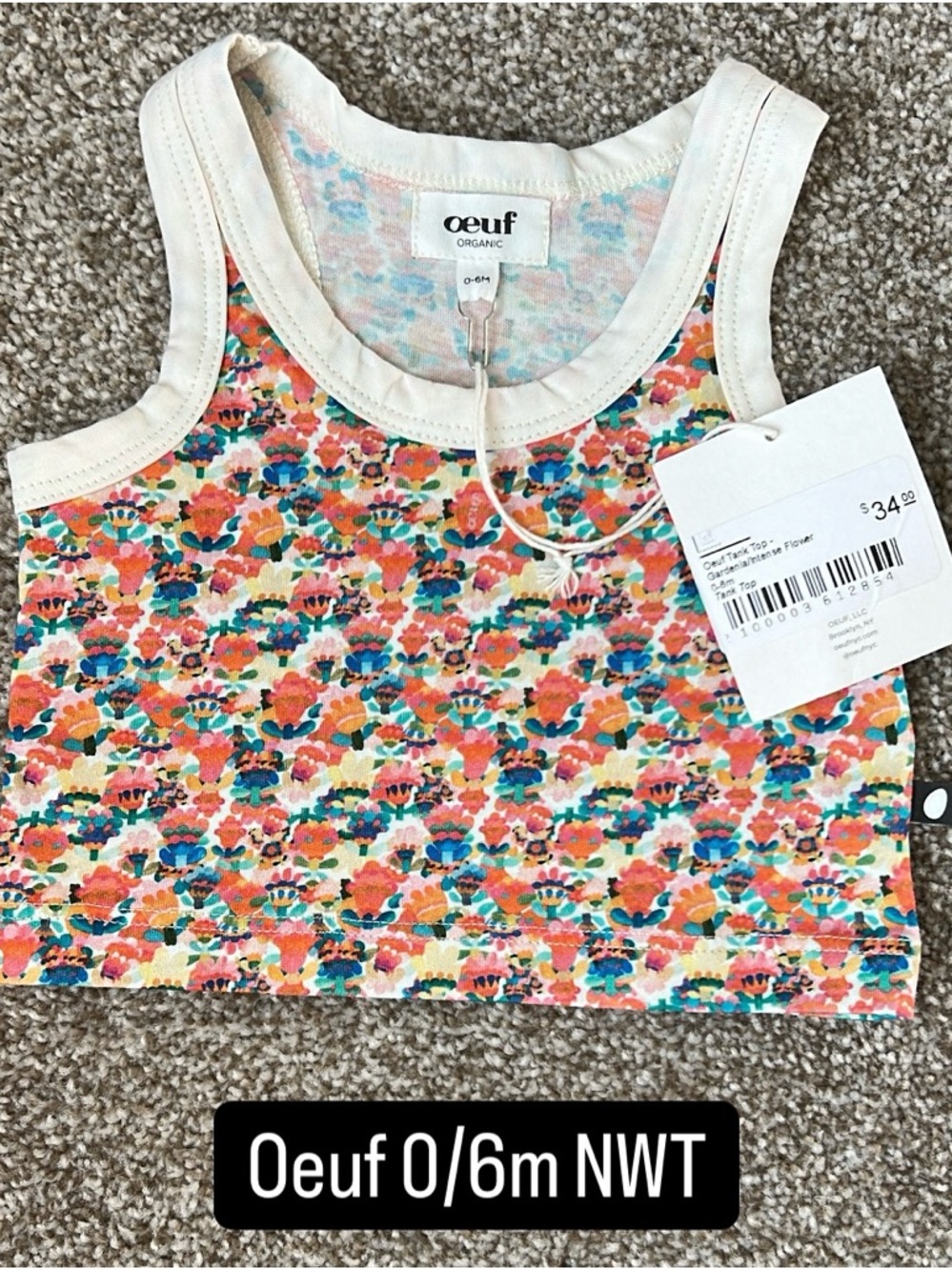 Oeuf Gardenia Organic Tank Top